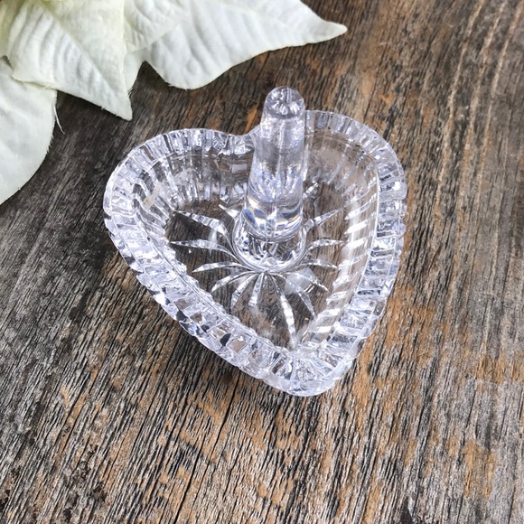 Waterford Other - Waterford Crystal Heart Shaped Ring Holder